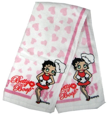 Bettyboopsuperstore Betty Boop Pink Heart Chef Kitchen Towel 1 Bettyboopsuperstore Betty Boop Pink Heart Chef Kitchen Towel