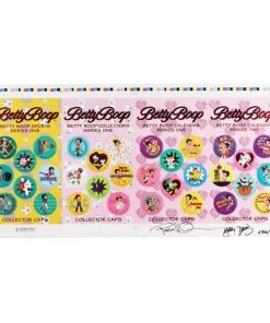 Bettyboopsuperstore Betty Boop Collectible Pog Set With Brass Smasher