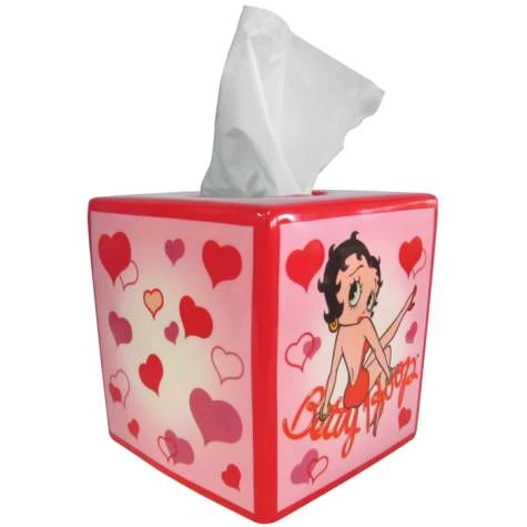 Bettyboopsuperstore Betty Boop Hearts Tissue Box Cover (Retired) Bathroom 1 Bettyboopsuperstore Betty Boop Hearts Tissue Box Cover (Retired) Bathroom