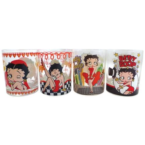 Bettyboopsuperstore Betty Boop Drinking Glasses, Set Of 4, 12 Oz. 1 Bettyboopsuperstore Betty Boop Drinking Glasses, Set Of 4, 12 Oz.