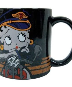 Bettyboopsuperstore Kitchen Betty Boop Biker Girl Mug 14oz