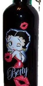 Bettyboopsuperstore On The Go Betty Boop Black Kiss Water Bottle