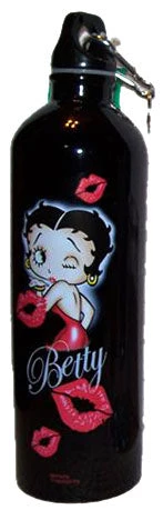 Bettyboopsuperstore On The Go Betty Boop Black Kiss Water Bottle 1 Bettyboopsuperstore On The Go Betty Boop Black Kiss Water Bottle