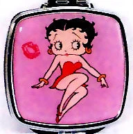 Bettyboopsuperstore Betty Boop Sitting Compact Mirror Bathroom