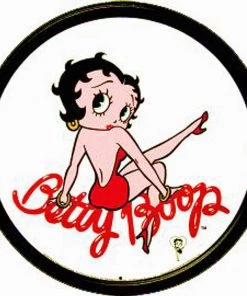 Bettyboopsuperstore Betty Boop Metal Sign Kick