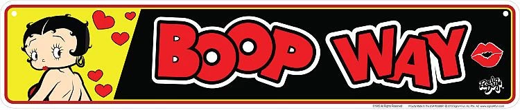 Bettyboopsuperstore Kitchen Betty Boop Way Metal Sign 1 Bettyboopsuperstore Kitchen Betty Boop Way Metal Sign