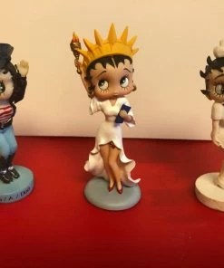 Bettyboopsuperstore Betty Boop 3 Piece 3 1/2 In Mini Figurines Classic Collectibles