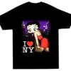 Bettyboopsuperstore I Love NY Skyline Betty Boop T-Shirt Clothing And Apparel