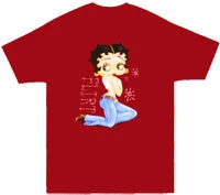 Bettyboopsuperstore Flirt Betty Boop Adult T-Shirt Clothing And Apparel