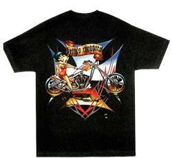 Bettyboopsuperstore Betty Boop Choppers T-Shirt Clothing And Apparel 1 Bettyboopsuperstore Betty Boop Choppers T-Shirt Clothing And Apparel