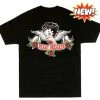 Bettyboopsuperstore Heart Breaker Betty Boop Biker Face T-Shirt Clothing And Apparel