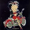 Bettyboopsuperstore Biker Betty Boop Black T-Shirt