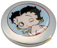 Bettyboopsuperstore Betty Boop Wink Metal Hand Mirror