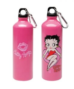 Bettyboopsuperstore On The Go Betty Boop Pink Kiss Stainless Steel Water Bottle