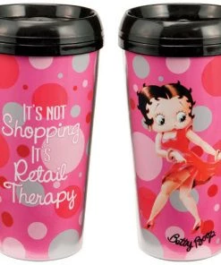 Bettyboopsuperstore Betty Boop Shopping Is Therpy Travel Mug Betty Boop Christmas