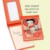 Bettyboopsuperstore Betty Boop Mini Notepad W/Mirror Desktop