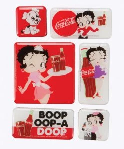 Bettyboopsuperstore Kitchen Betty Boop Coke Magnets Set Of 6 Retired